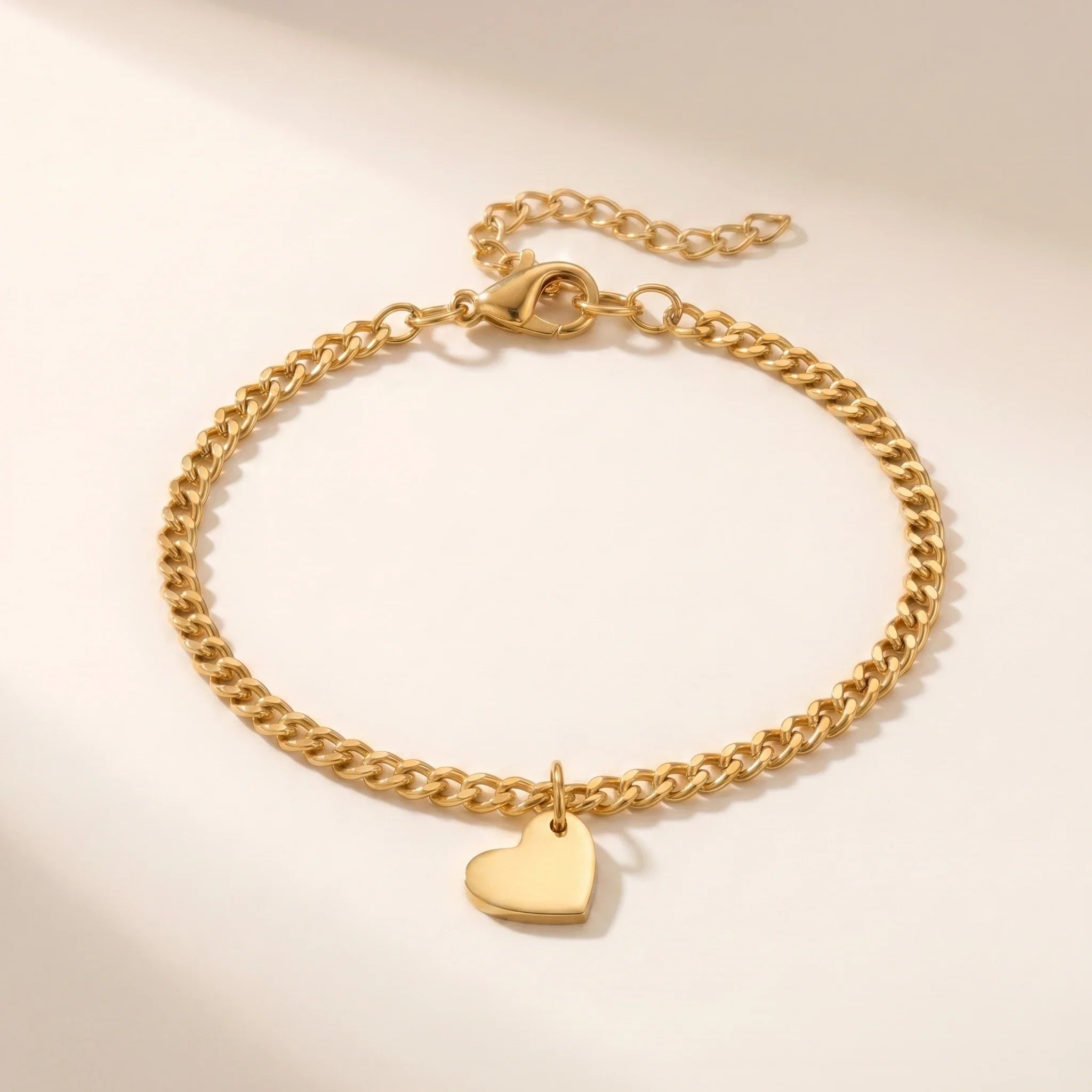 Heart Cutout Bond Matching Bracelet Set