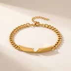 Heart Cutout Bond Matching Bracelet Set
