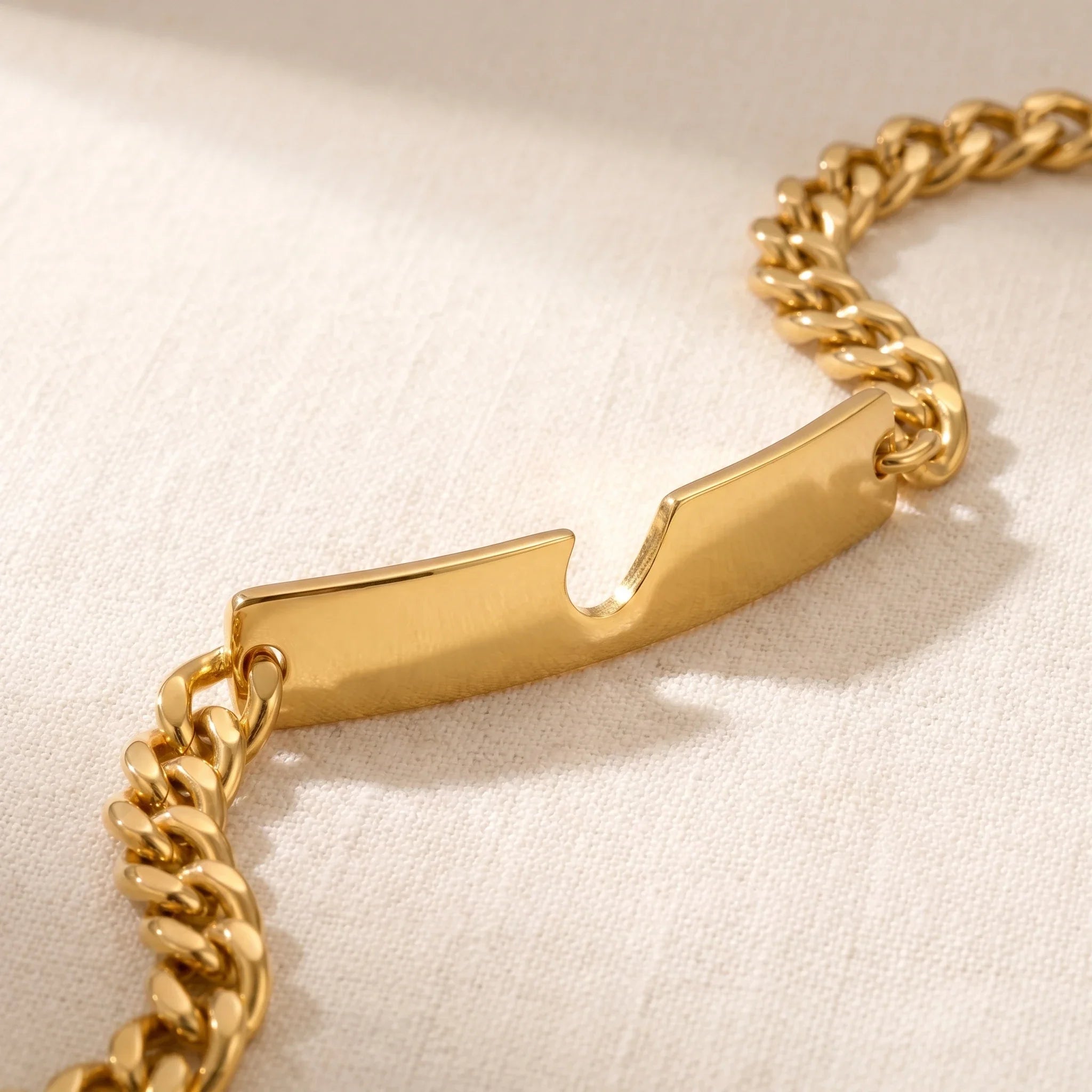 Heart Cutout Bond Matching Bracelet Set