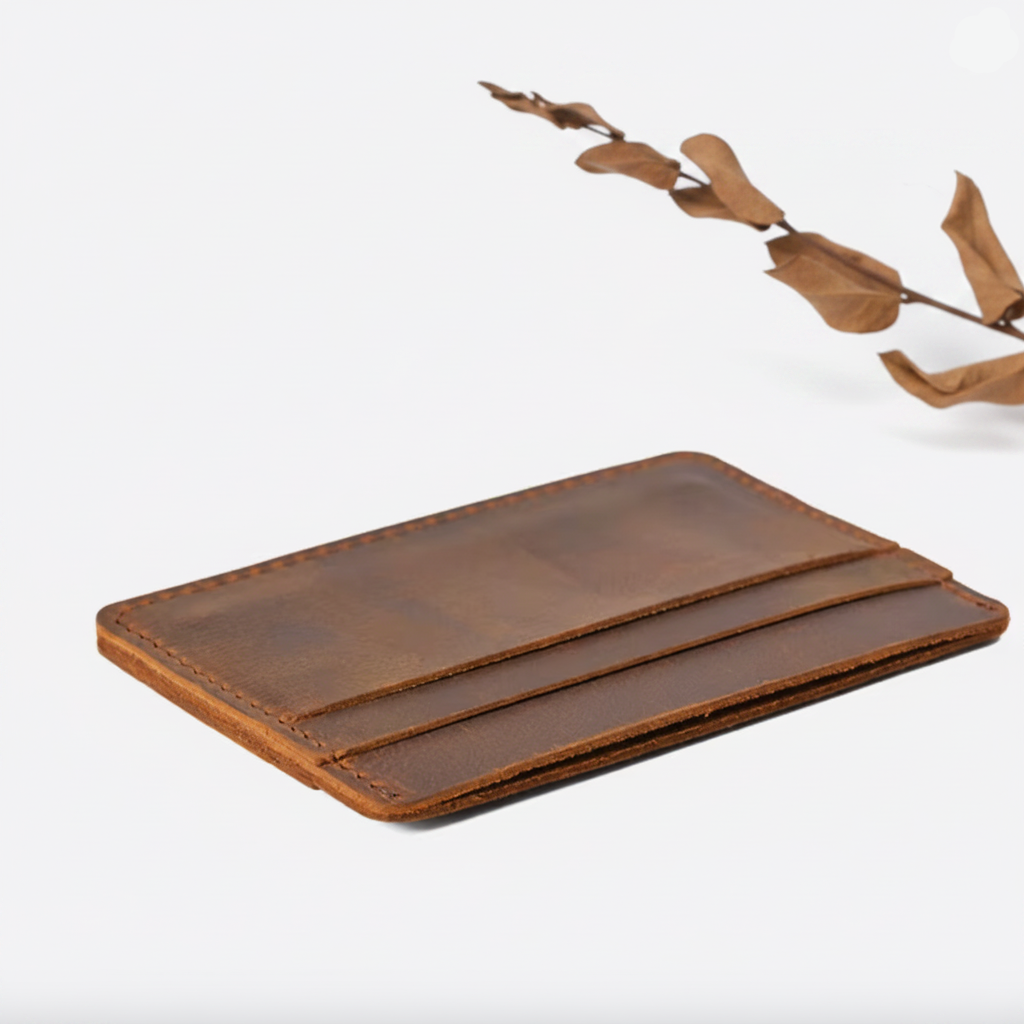 Leather cardholder