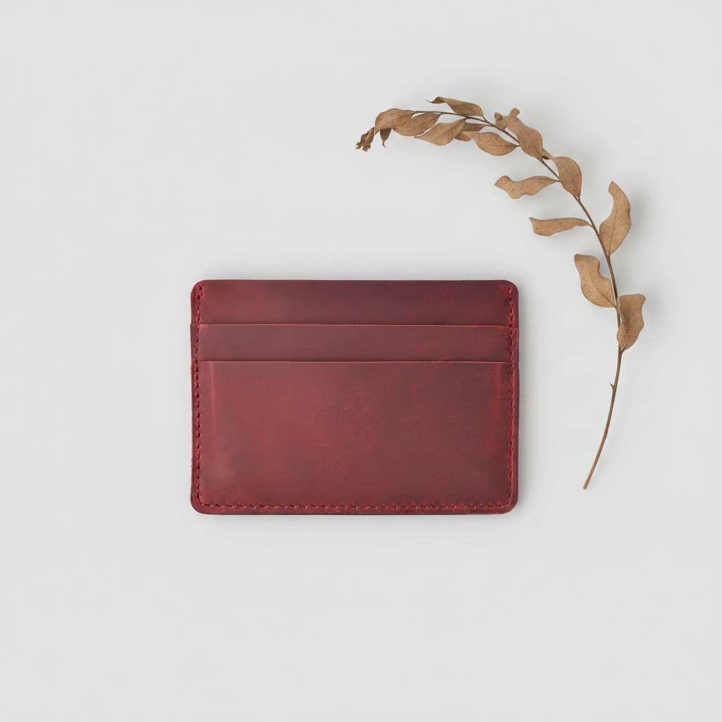Leather cardholder
