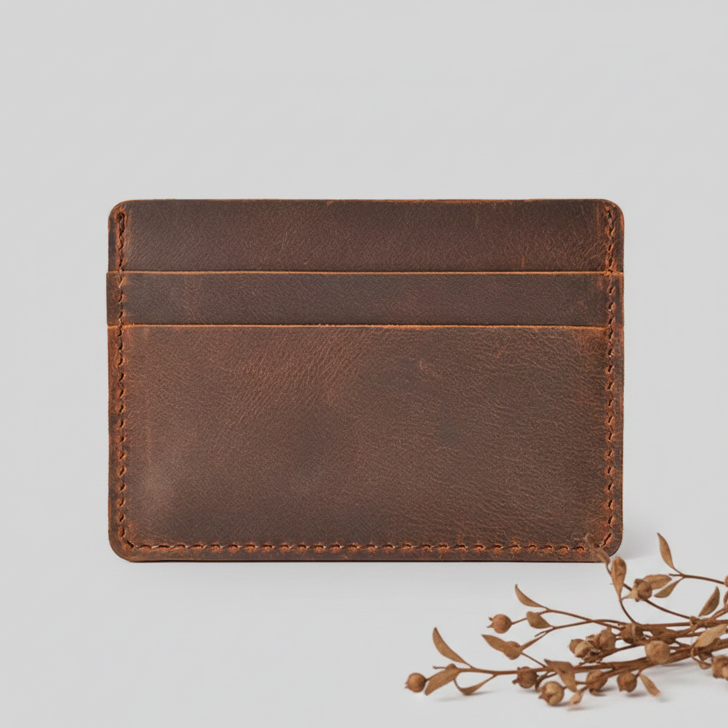 Leather cardholder