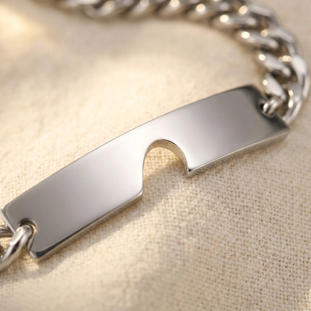 Heart Cutout Bond Matching Bracelet Set