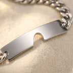 Heart Cutout Bond Matching Bracelet Set
