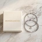 Heart Cutout Bond Matching Bracelet Set