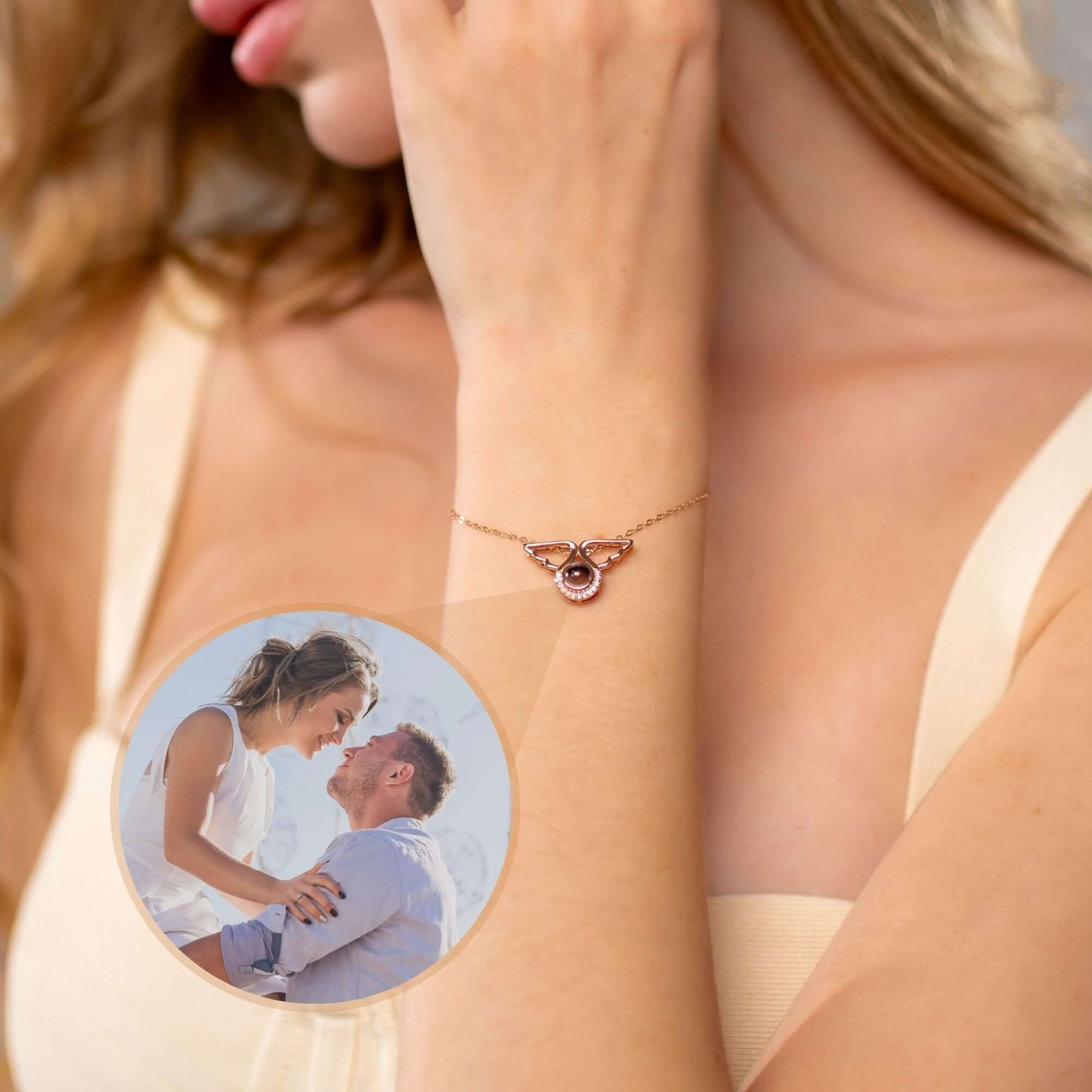 Angel Photo Bracelet