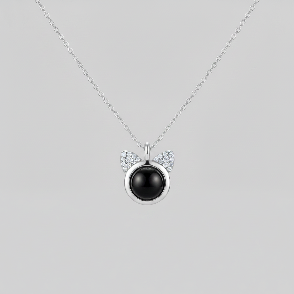 Cat Photo Necklace