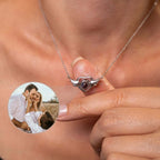 Flying Heart Photo Necklace