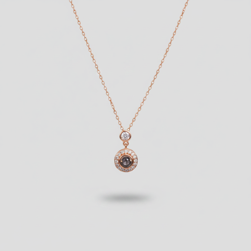 Halo Photo Necklace