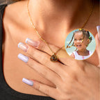 Heart Photo Necklace