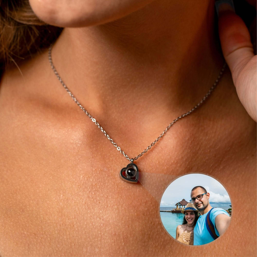 Heart Photo Necklace