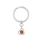 Personalized Heart Photo Keychain