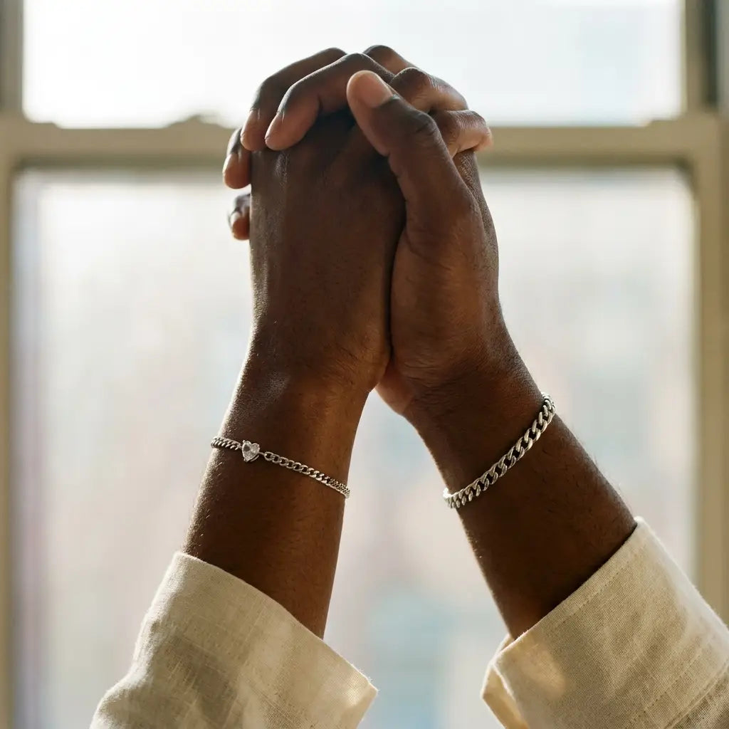 Heart Bond Matching Bracelet Set