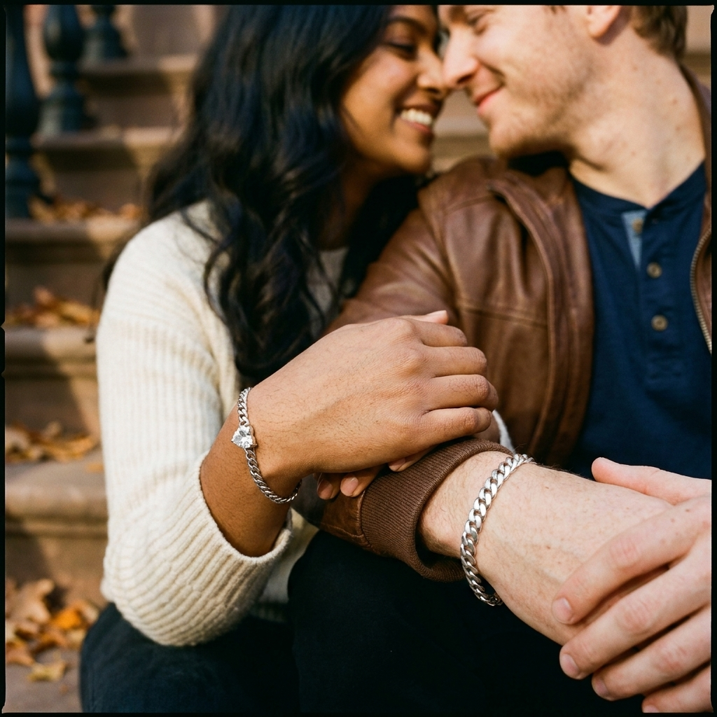 Heart Bond Matching Bracelet Set