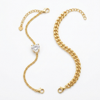 Heart Bond Matching Bracelet Set