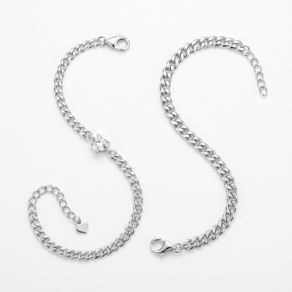 Heart Bond Matching Bracelet Set