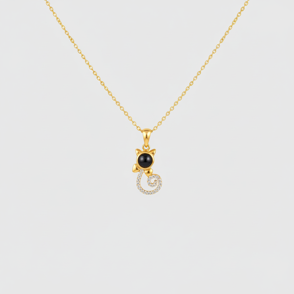 Kitten Photo Necklace
