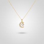 Lucky Moon Photo Necklace