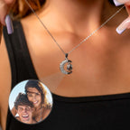 Lucky Moon Photo Necklace
