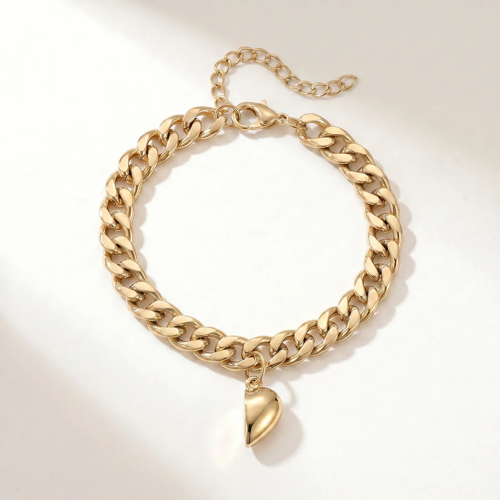 Magnetic Heart Bond Matching Bracelet Set