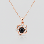 Paw Print Photo Necklace