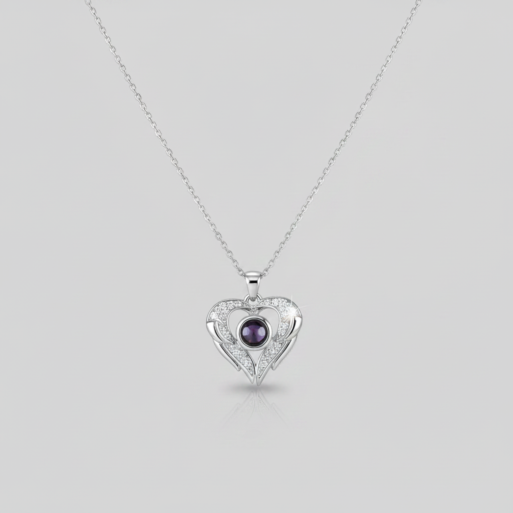 Precious Heart Photo Necklace