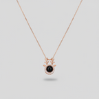 Reindeer Photo Necklace