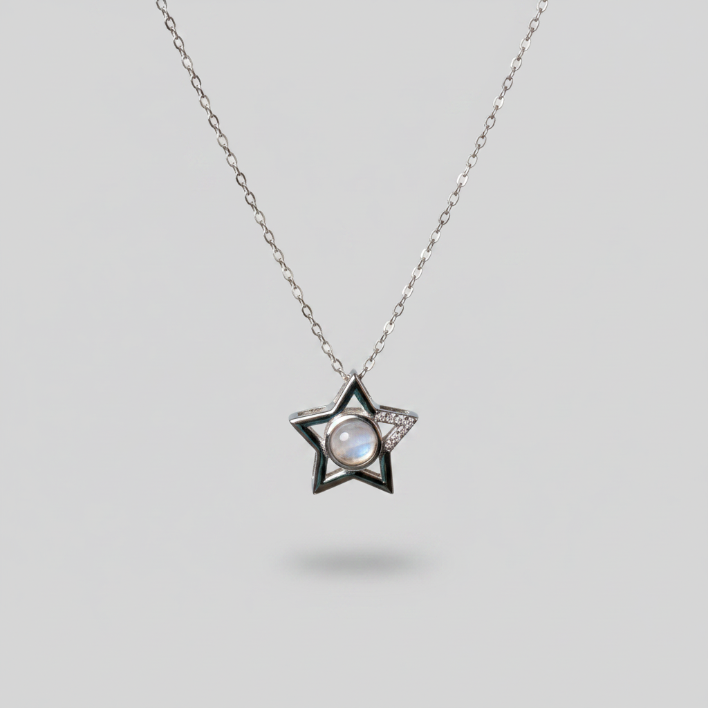 Star Photo Necklace