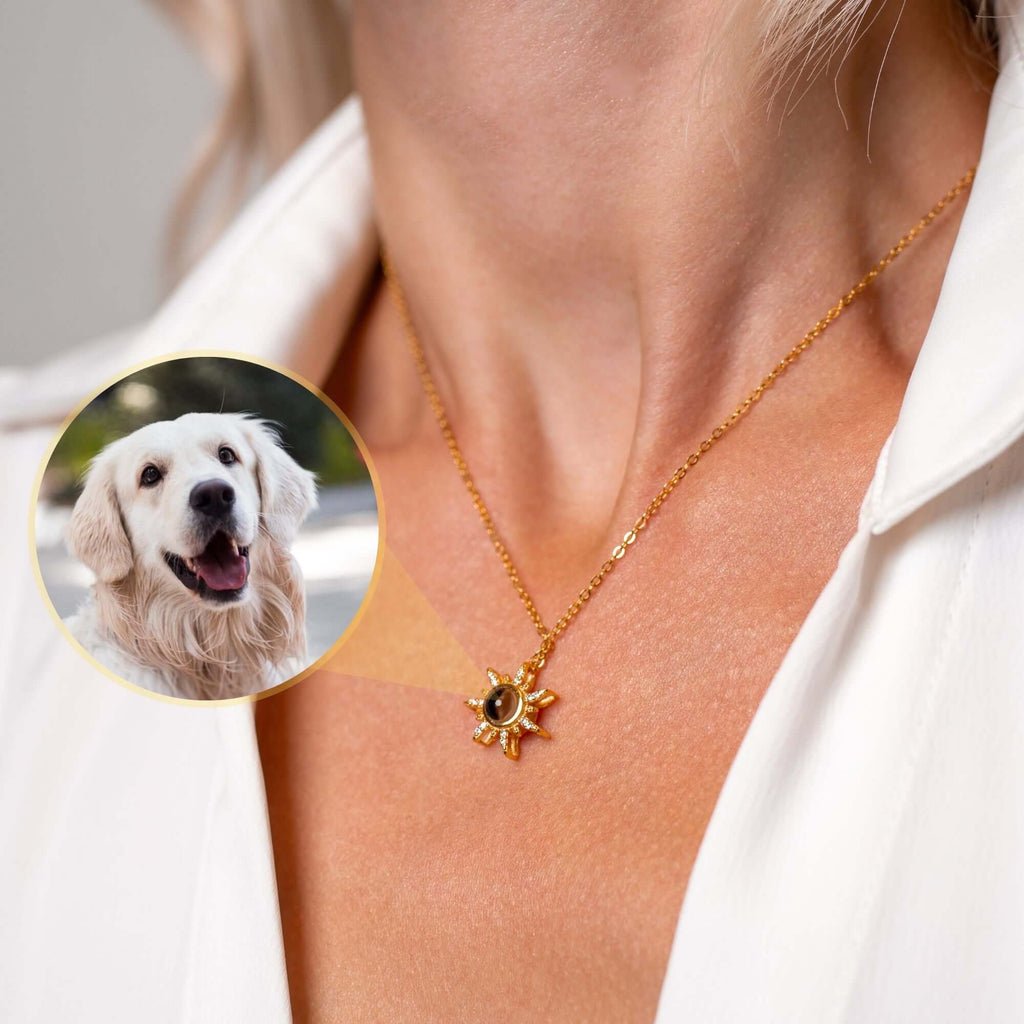 Sun Photo Necklace