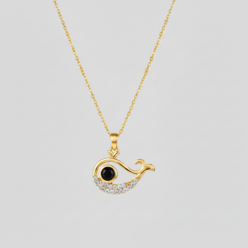 Whale Photo Necklace