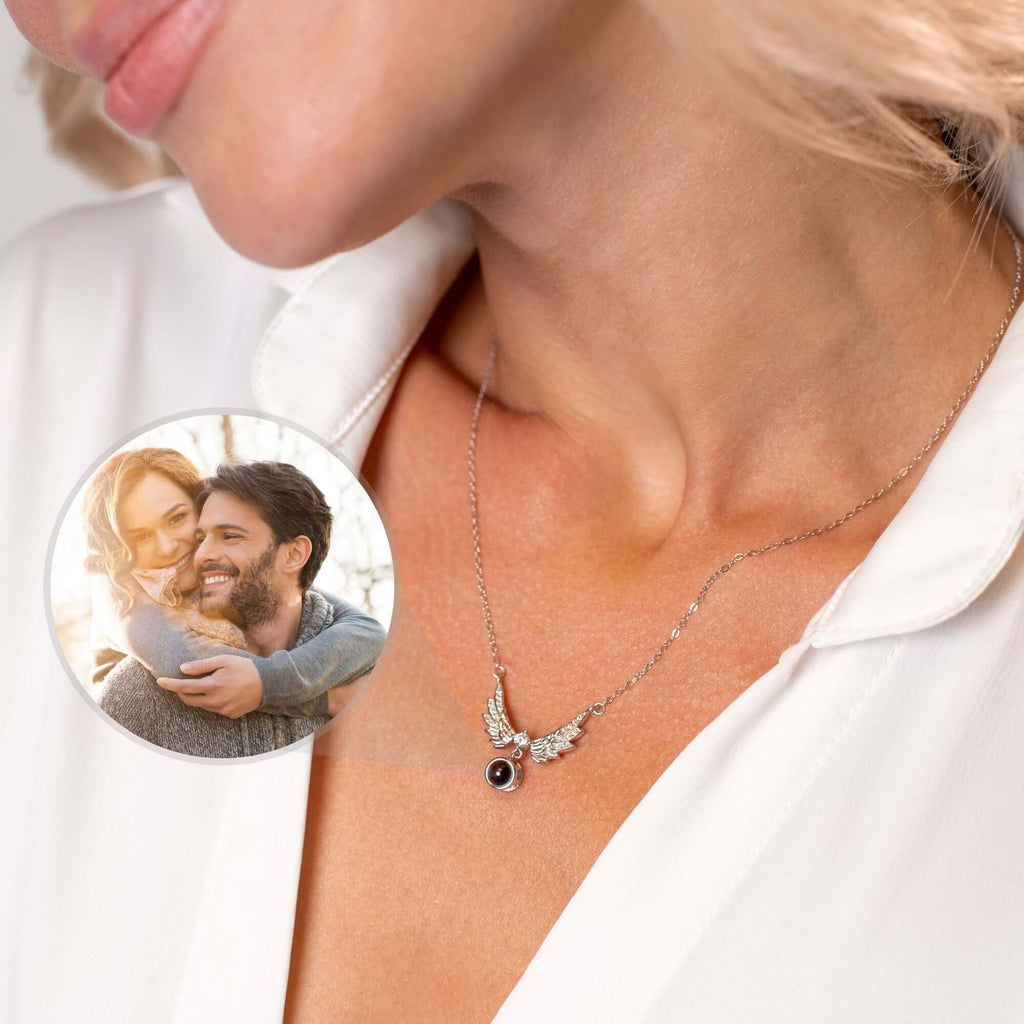 Wings Photo Necklace