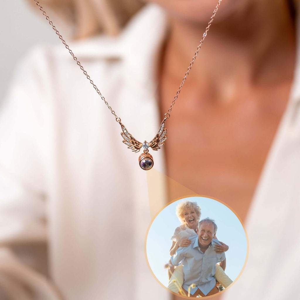 Wings Photo Necklace
